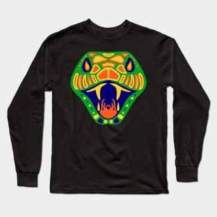 snake artistic face Long Sleeve T-Shirt